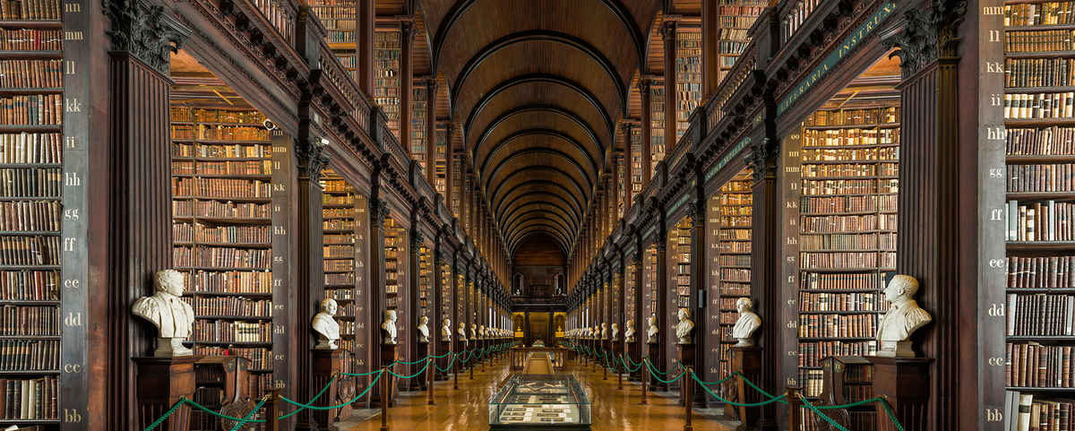 Trinity College Library, Rock and Sky, Geography, Gerald Allan Davie